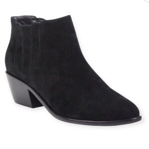 Joie Barlow Suede Booties, Black, size 39
